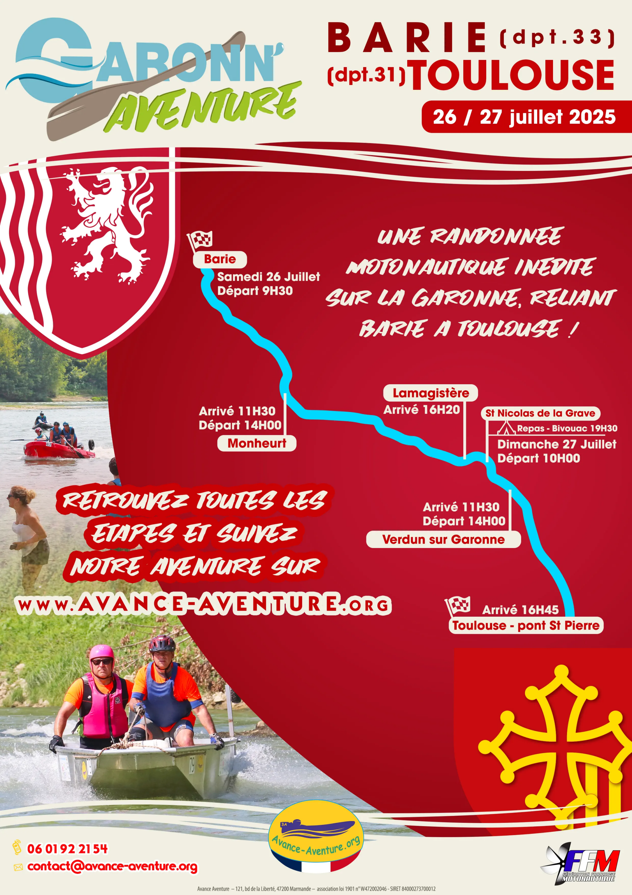 animation nautique garonne aventure marmande