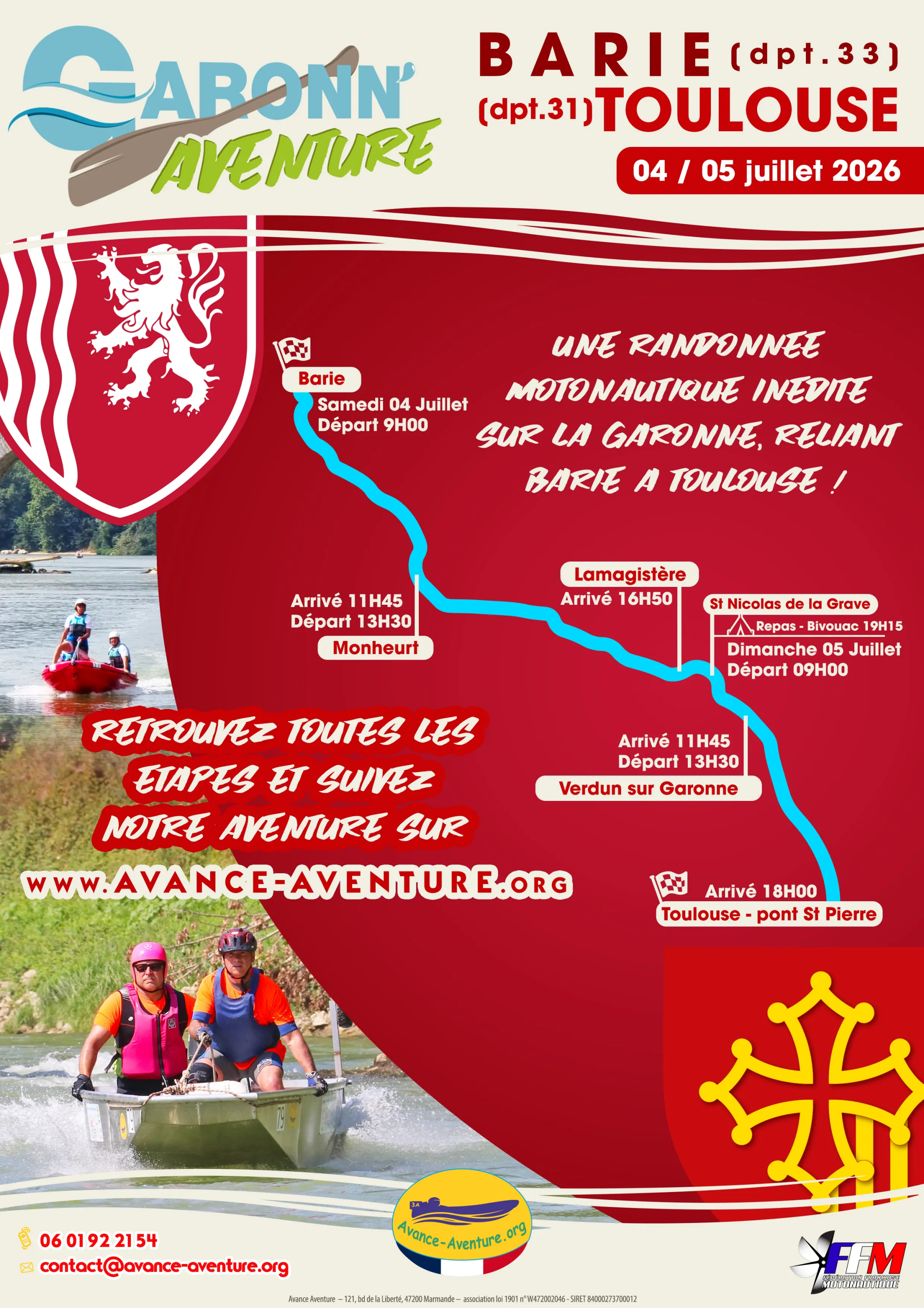 animation nautique garonne aventure marmandejuillet 2026