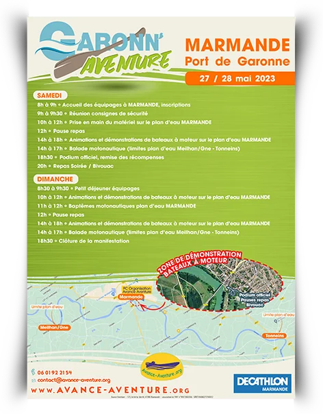 animation nautique garonne aventure marmande